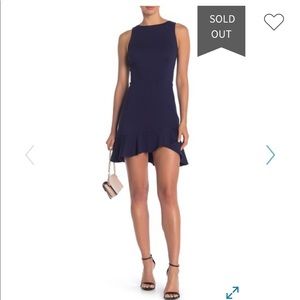 ****Sold****Wrap Ruffle hem dress